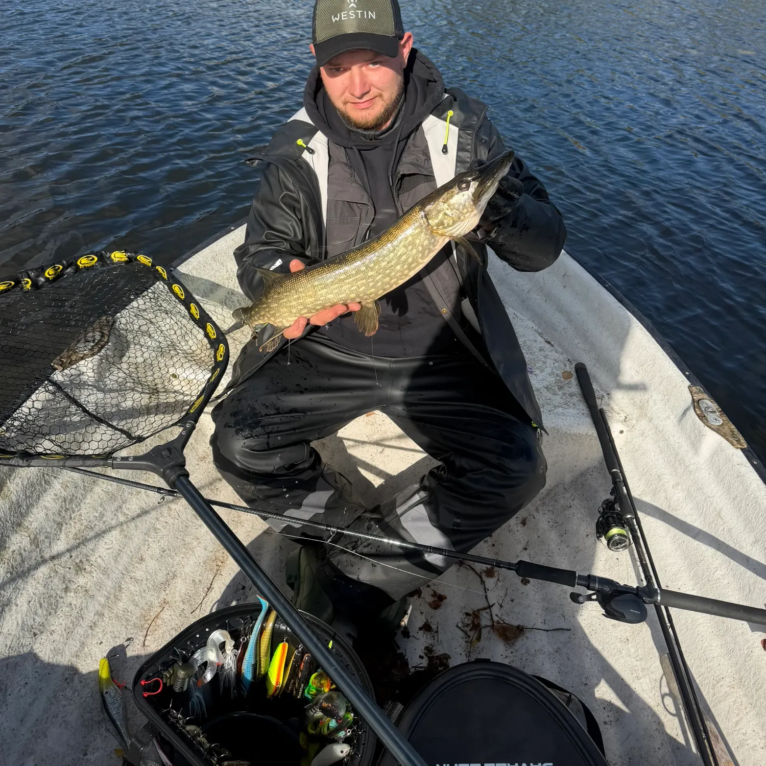 Northern pike caught on Fishbrain