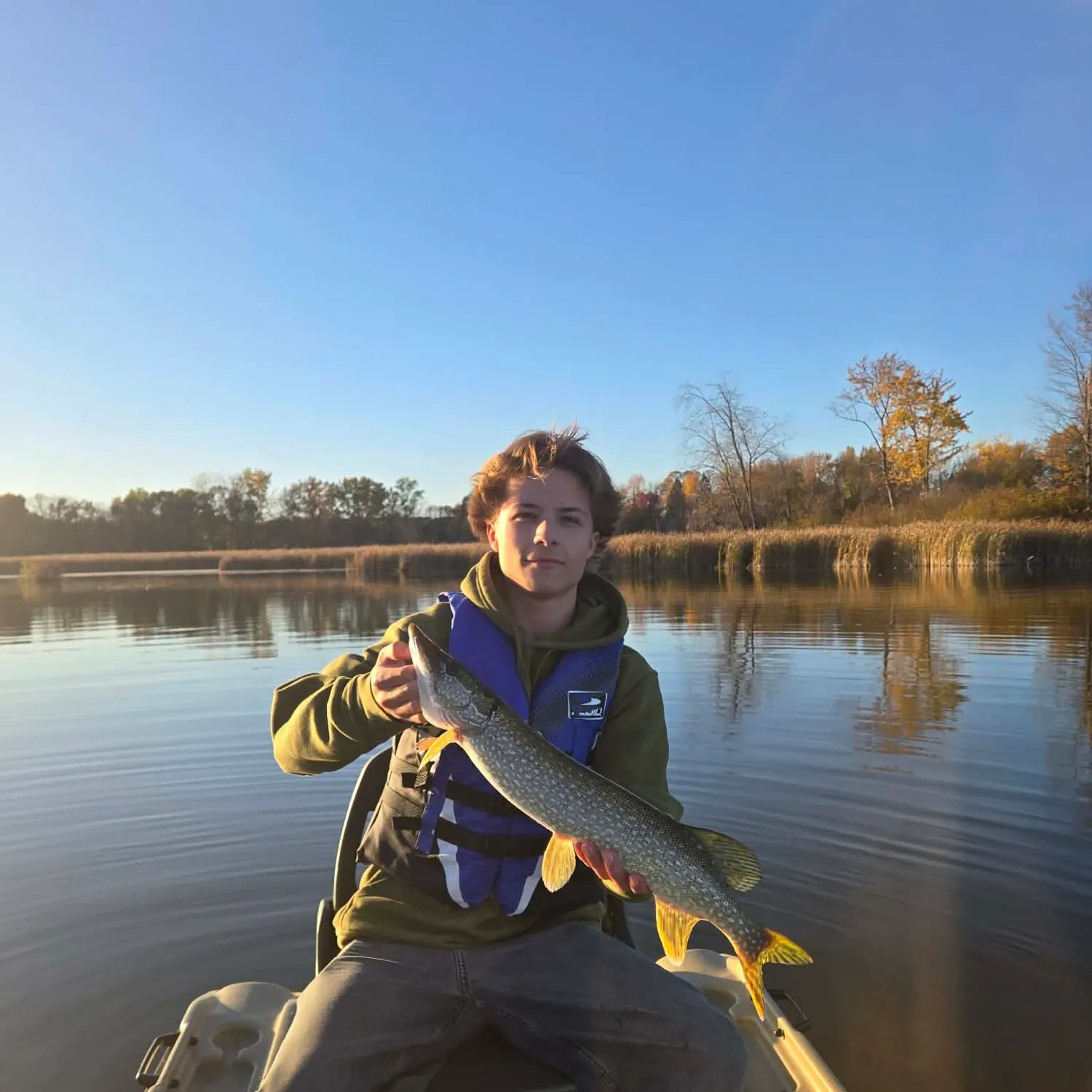 Northern pike caught on Fishbrain