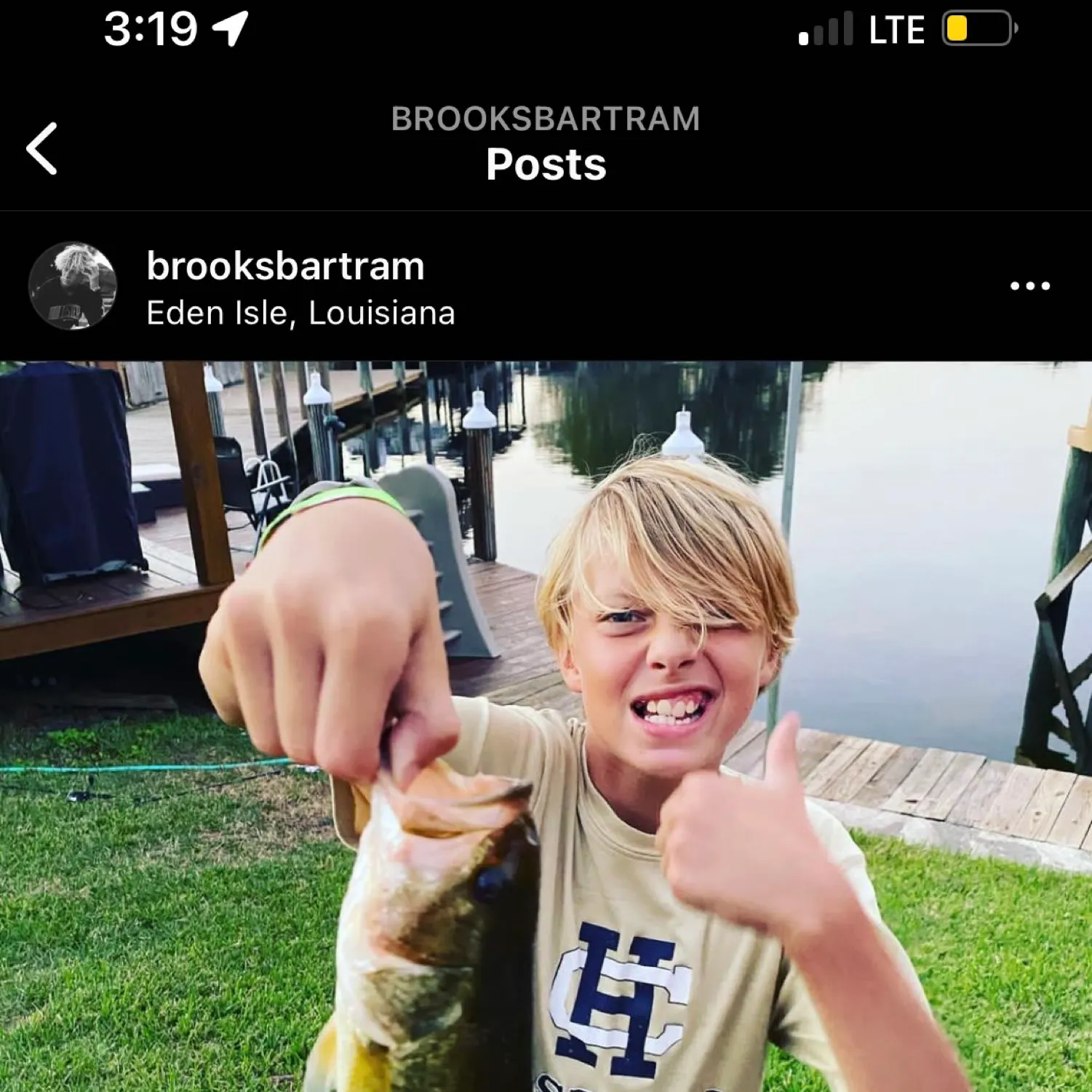 recently logged catches