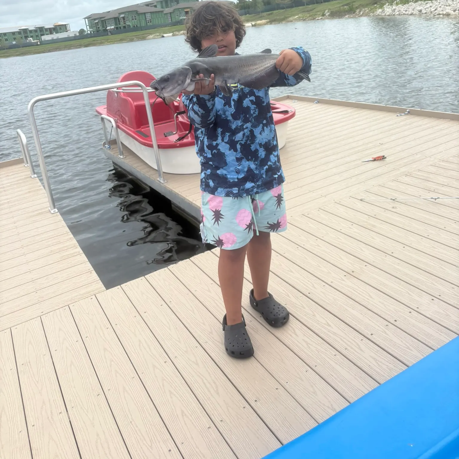 Blue catfish caught on Fishbrain