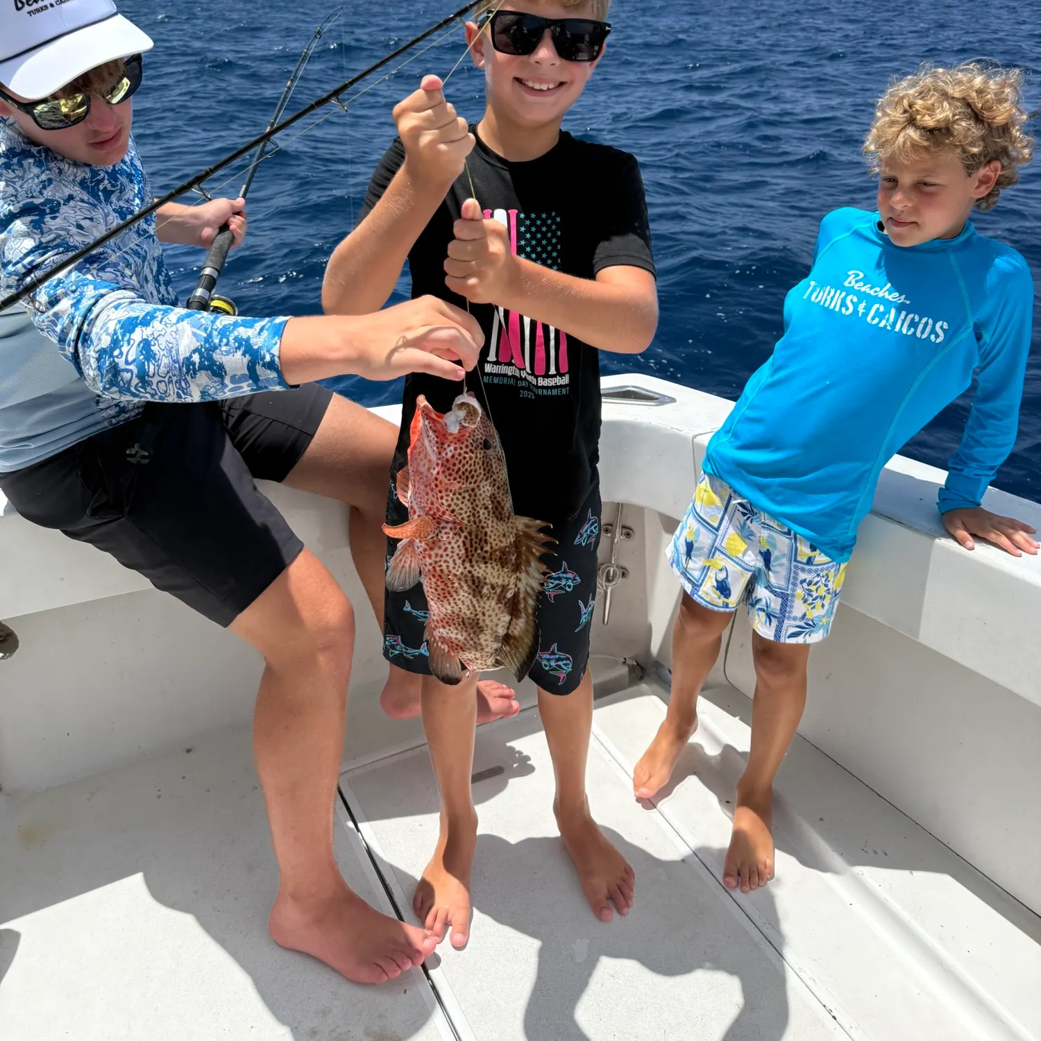 Red hind grouper caught on Fishbrain