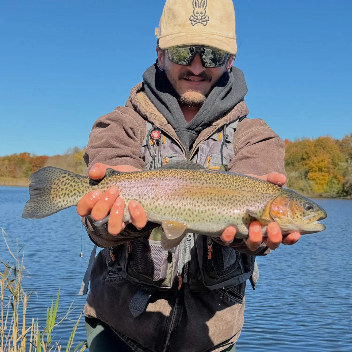 Rainbow trout caught on Fishbrain