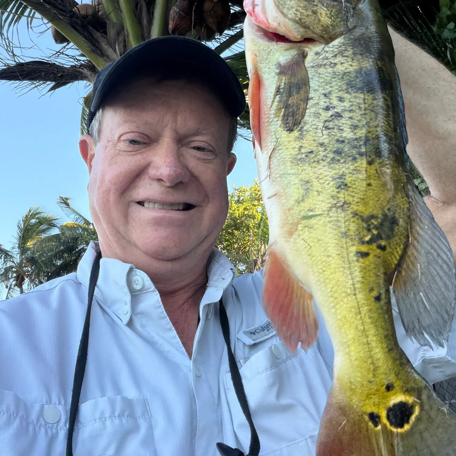Butterfly peacock bass caught on Fishbrain
