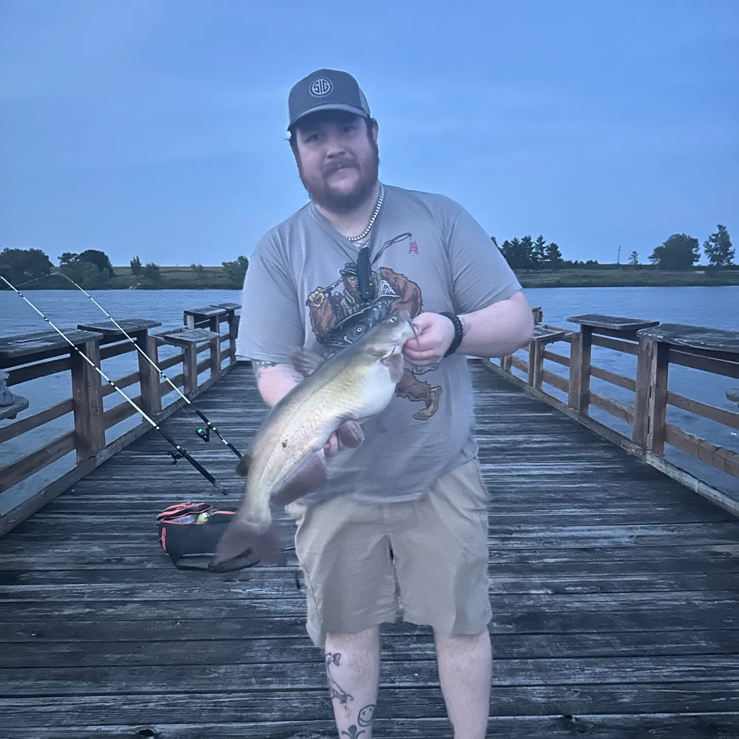 Channel catfish caught on Fishbrain