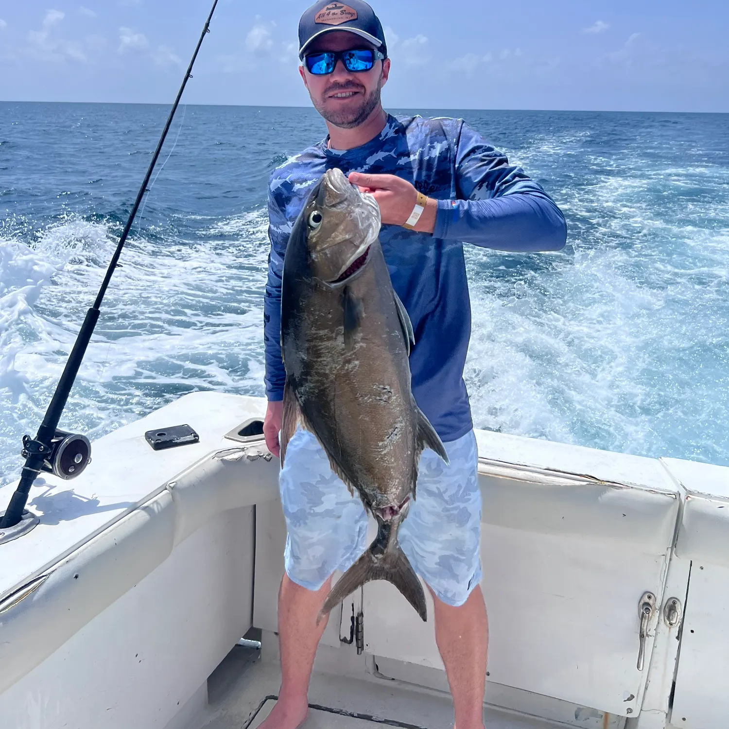 Greater amberjack caught on Fishbrain