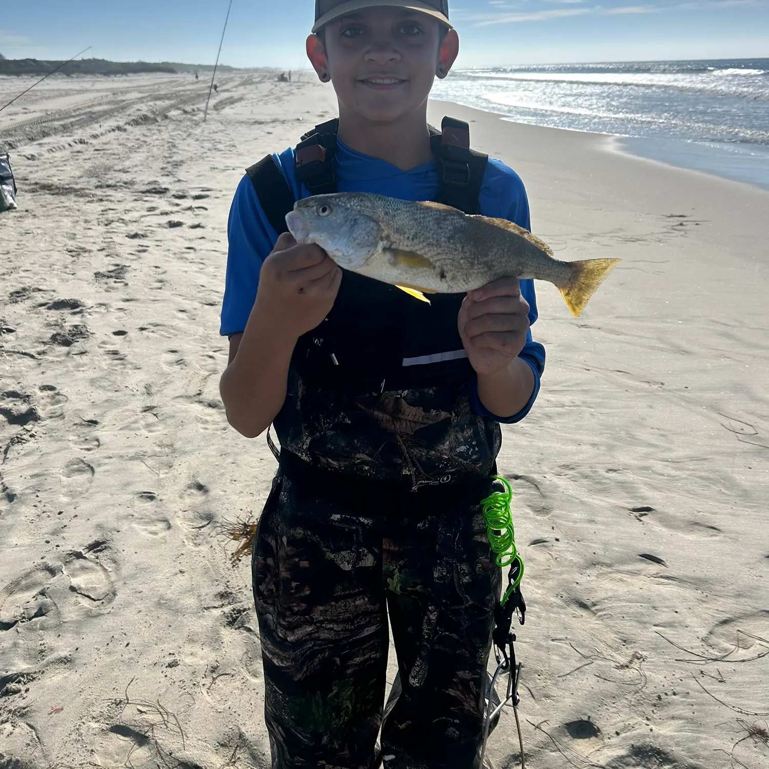 The most recent Yellowfin croaker catches on Fishbrain
