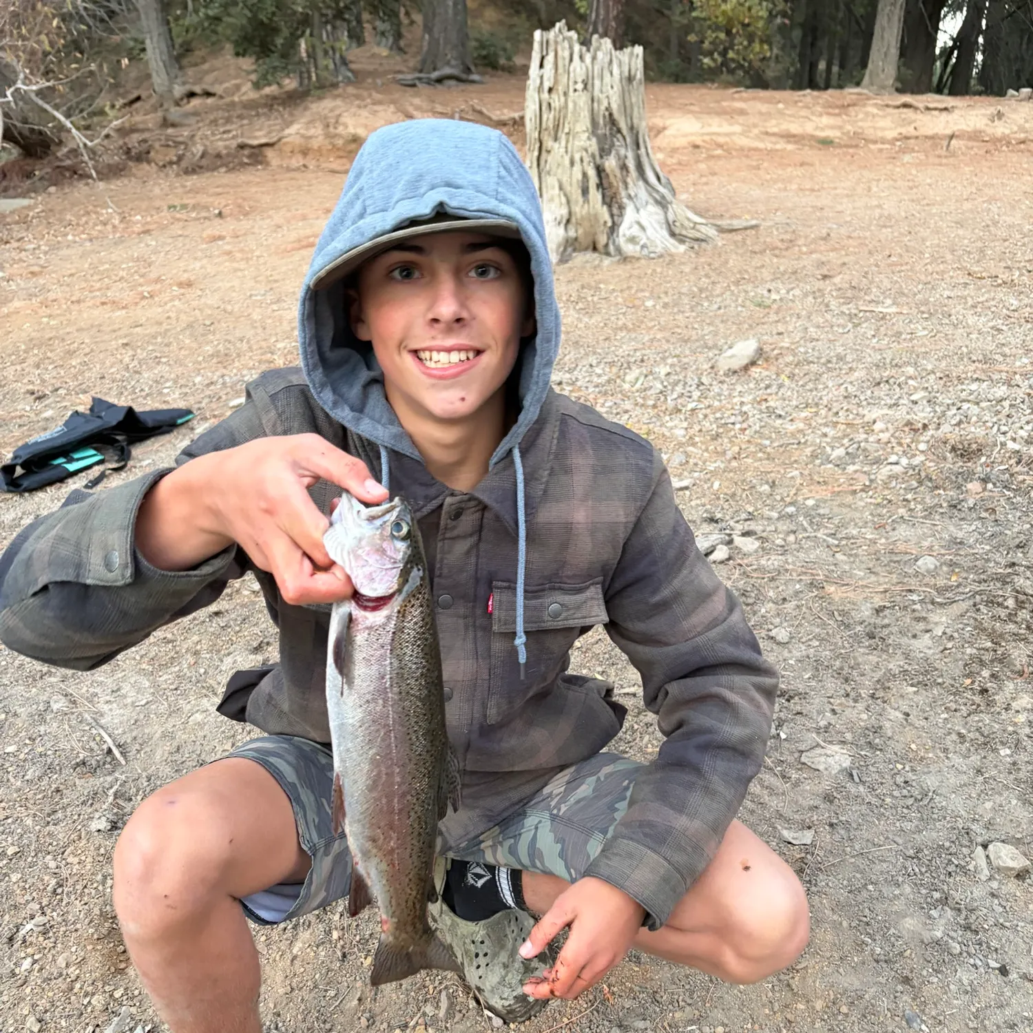 Rainbow trout caught on Fishbrain
