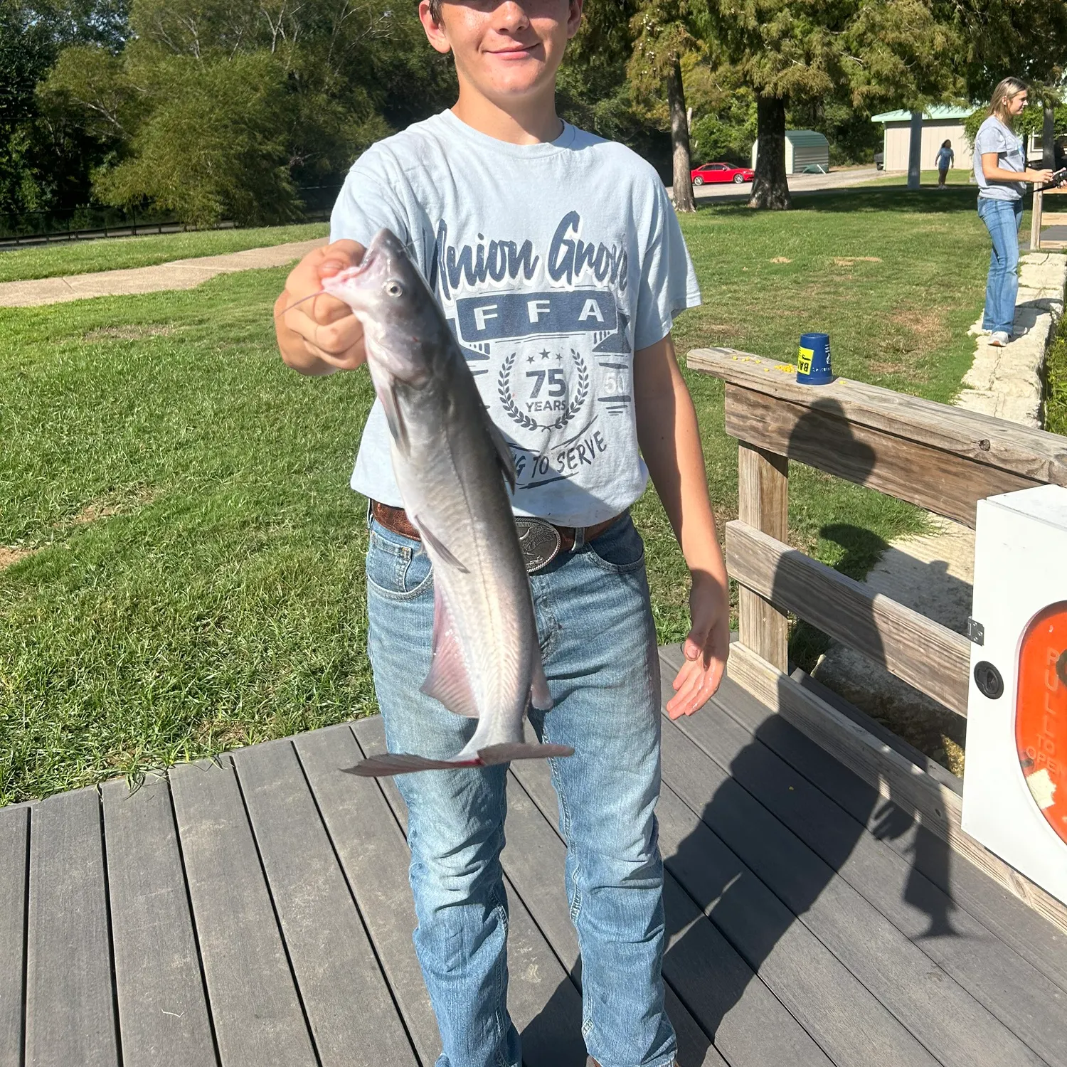 Channel catfish caught on Fishbrain