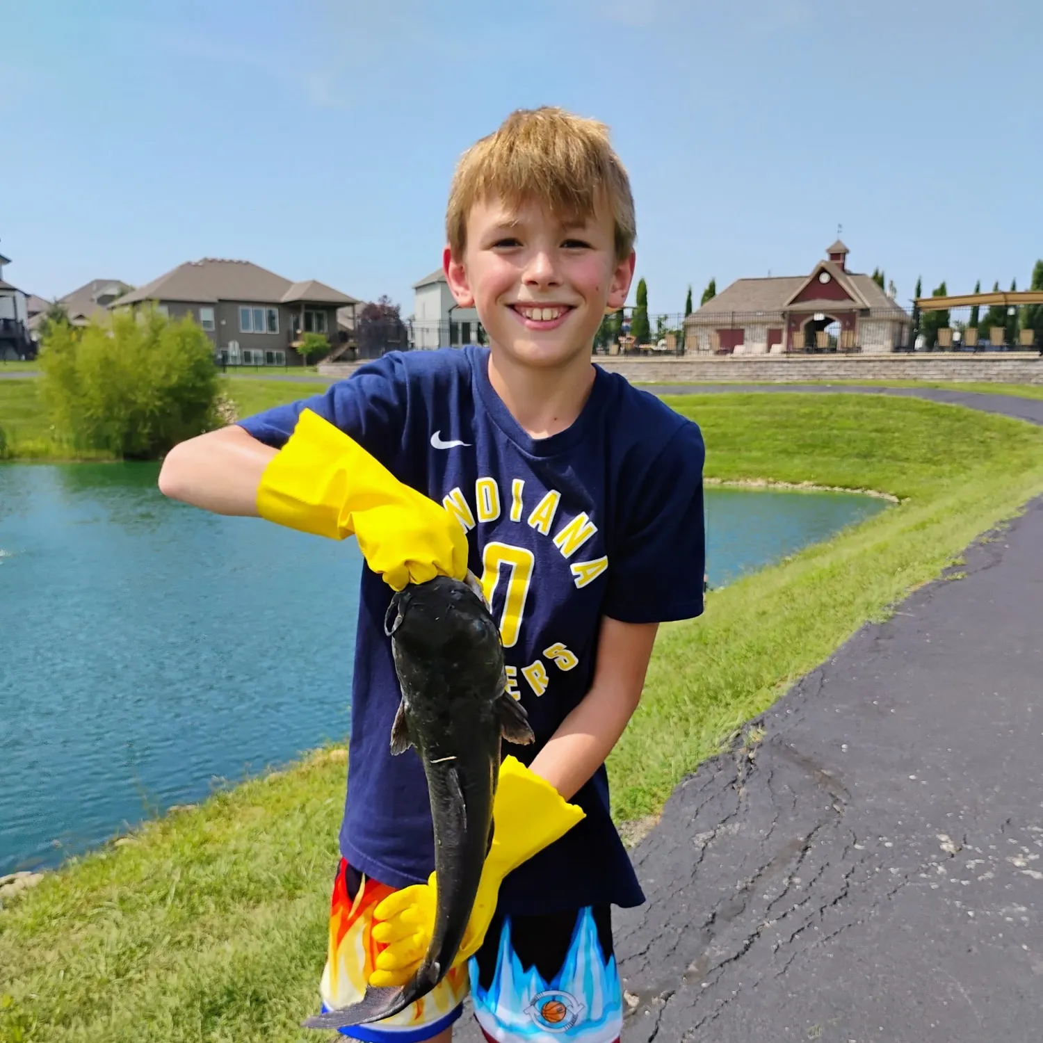 Channel catfish caught on Fishbrain