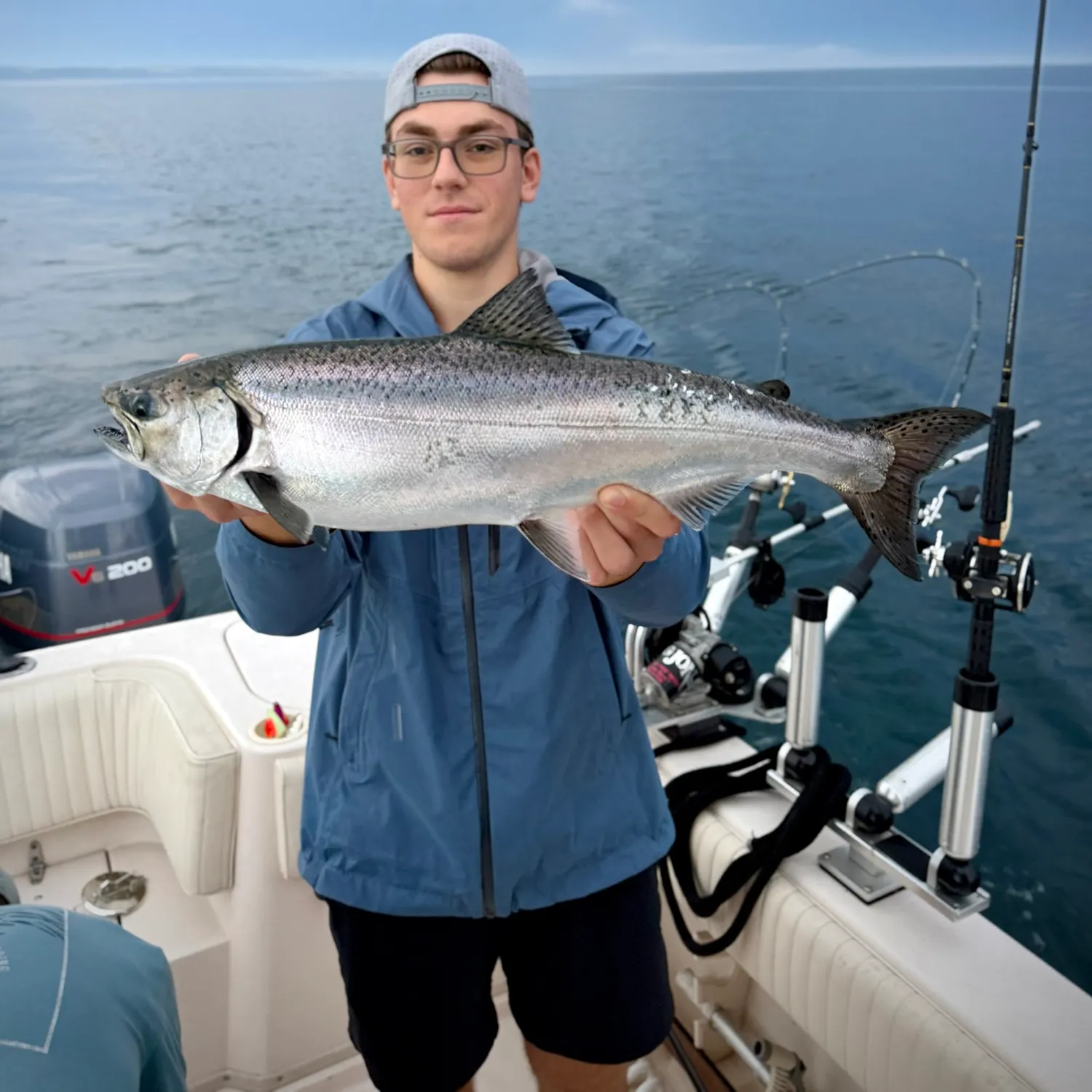 Chinook salmon caught on Fishbrain