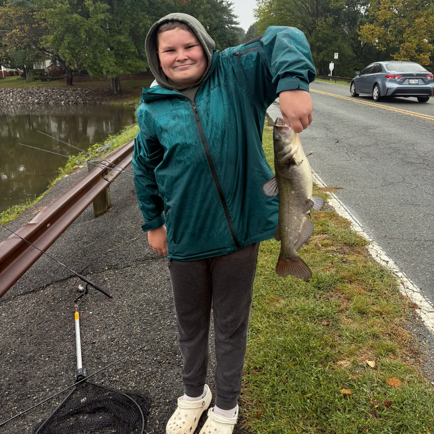Channel catfish caught on Fishbrain