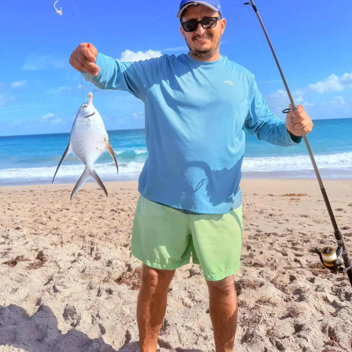 The most recent Palometa catches on Fishbrain
