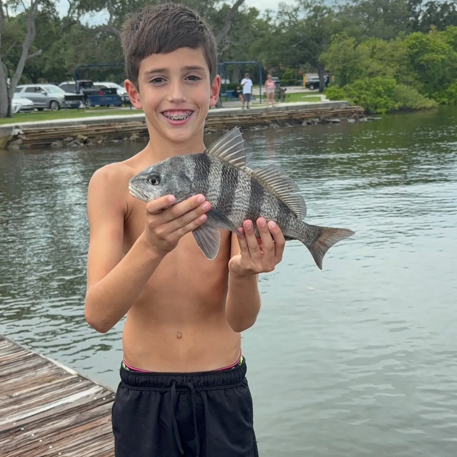 Black drum caught on Fishbrain