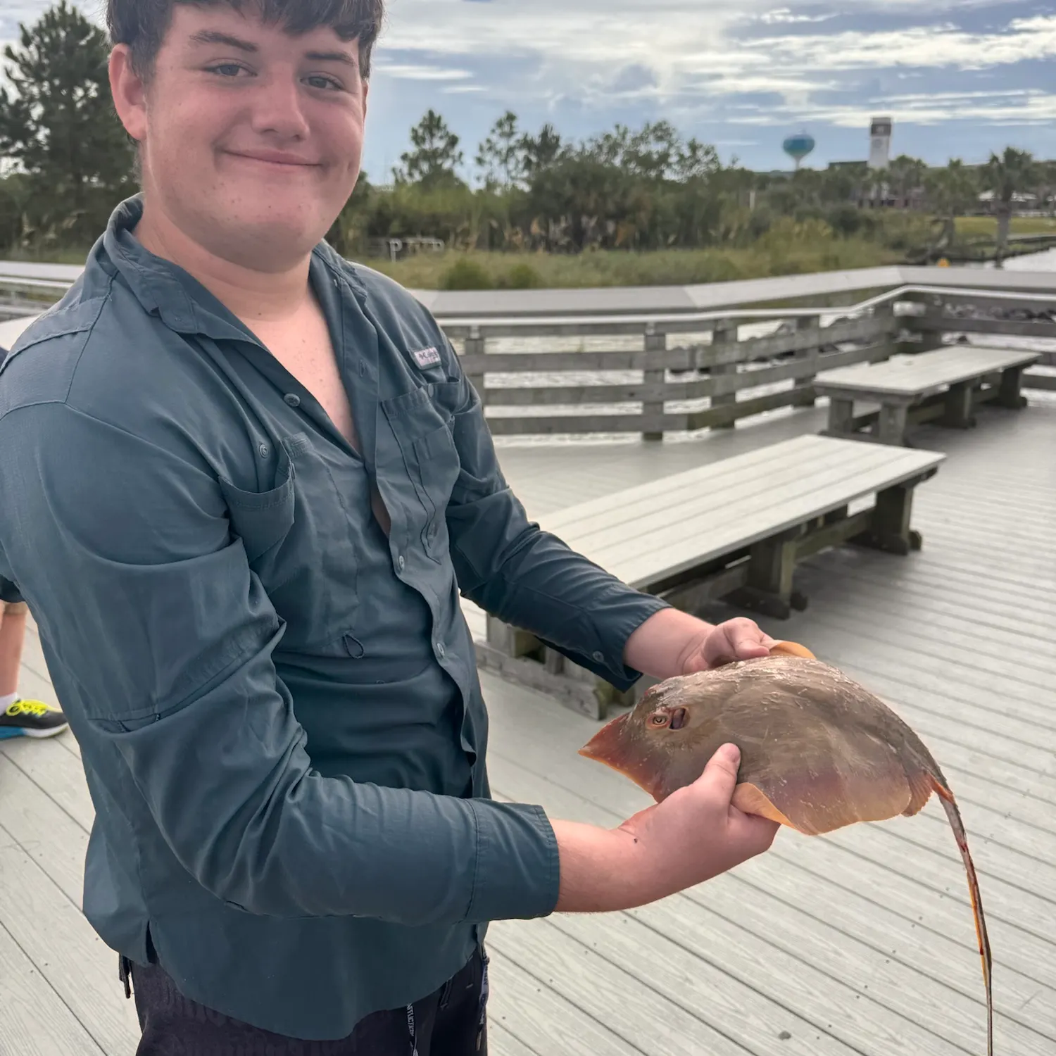 Atlantic stingray caught on Fishbrain