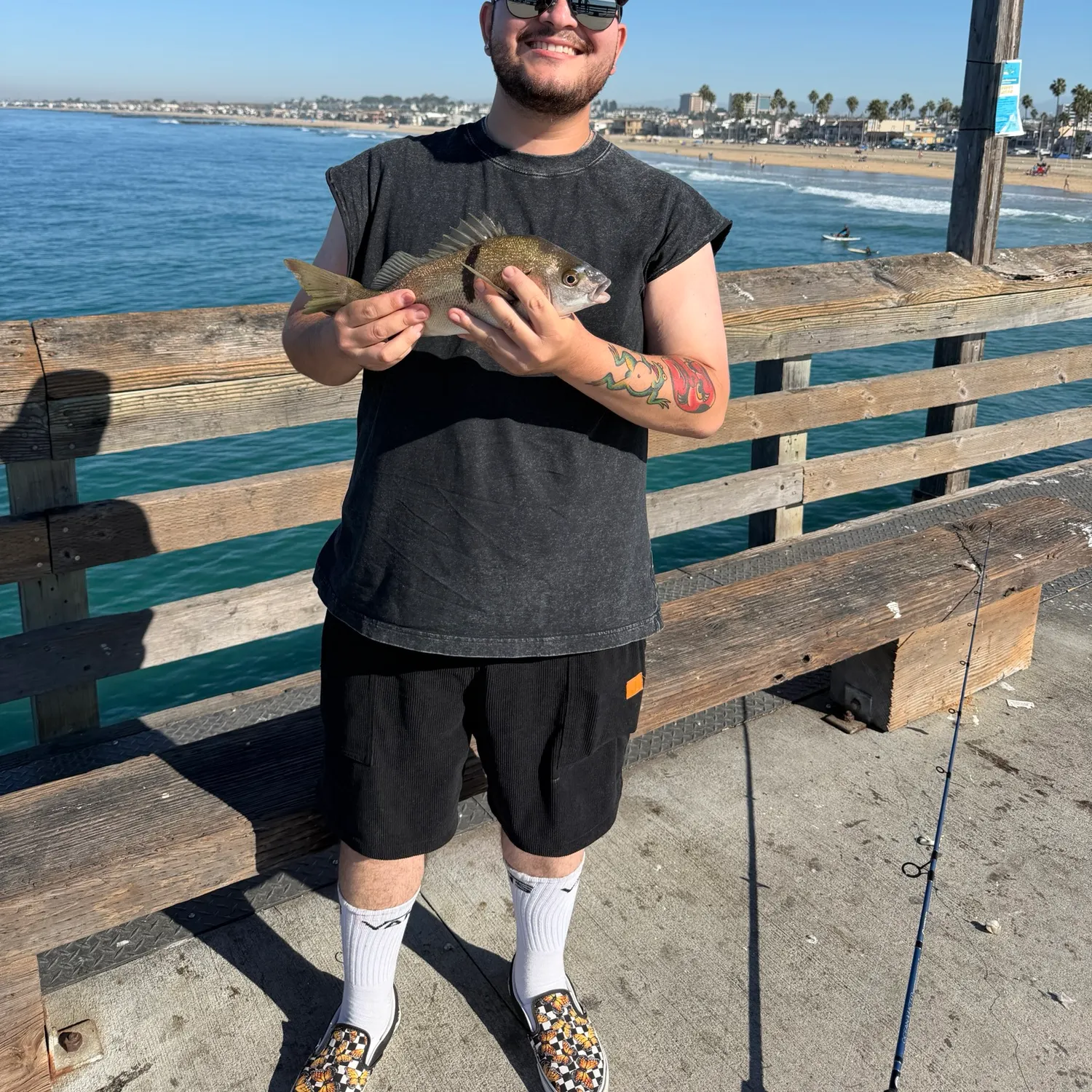Black perch caught on Fishbrain