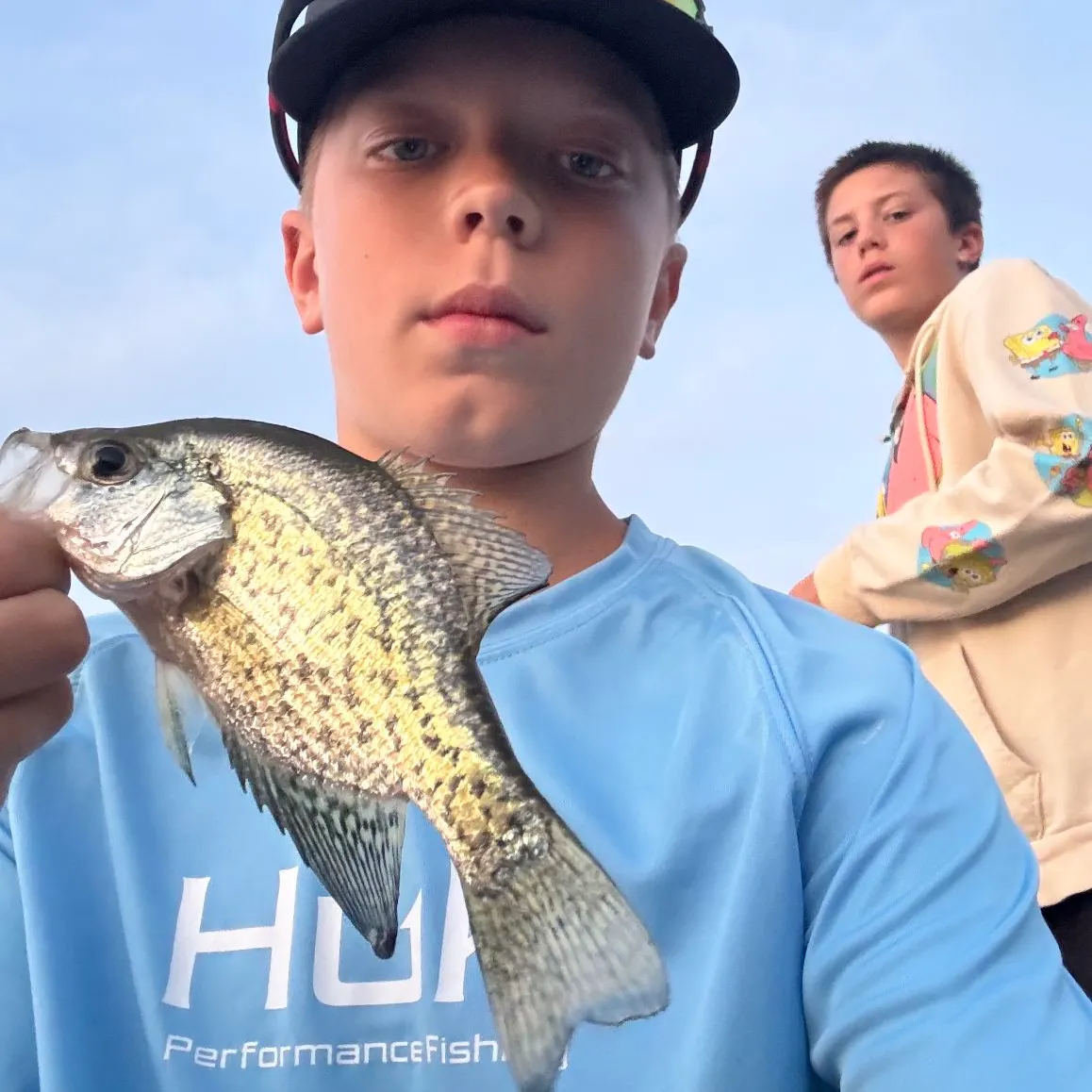 White crappie caught on Fishbrain