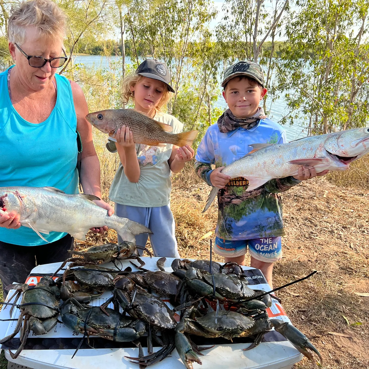 Giant mud crab caught on Fishbrain