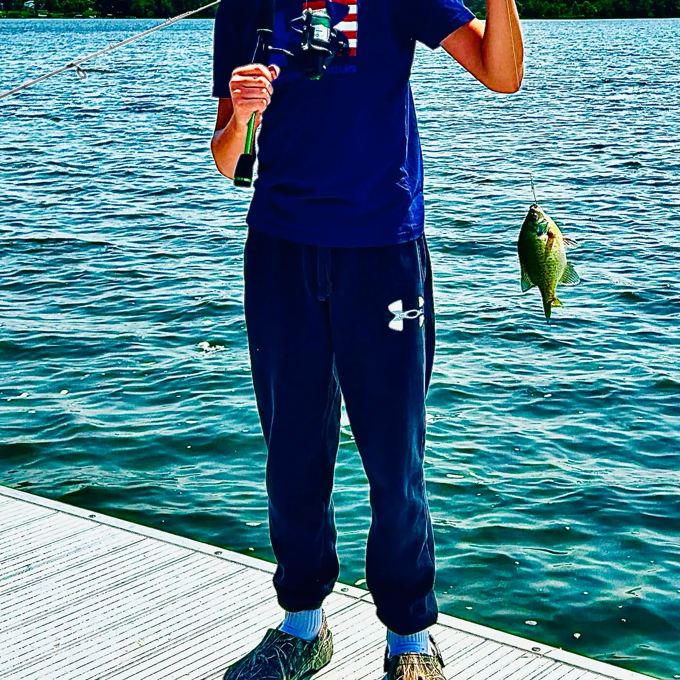 Northern sunfish caught on Fishbrain