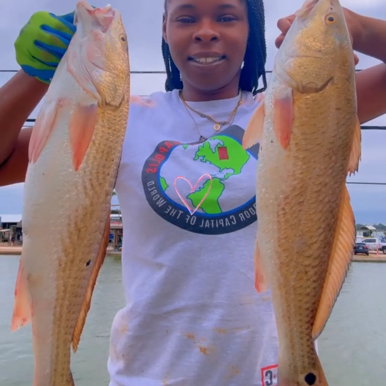 Red drum caught on Fishbrain