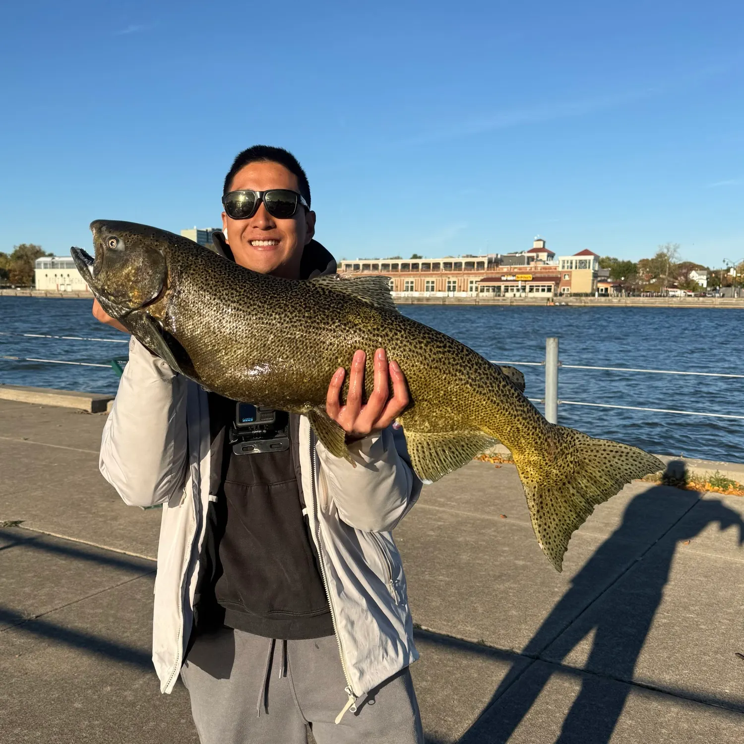 Chinook salmon caught on Fishbrain