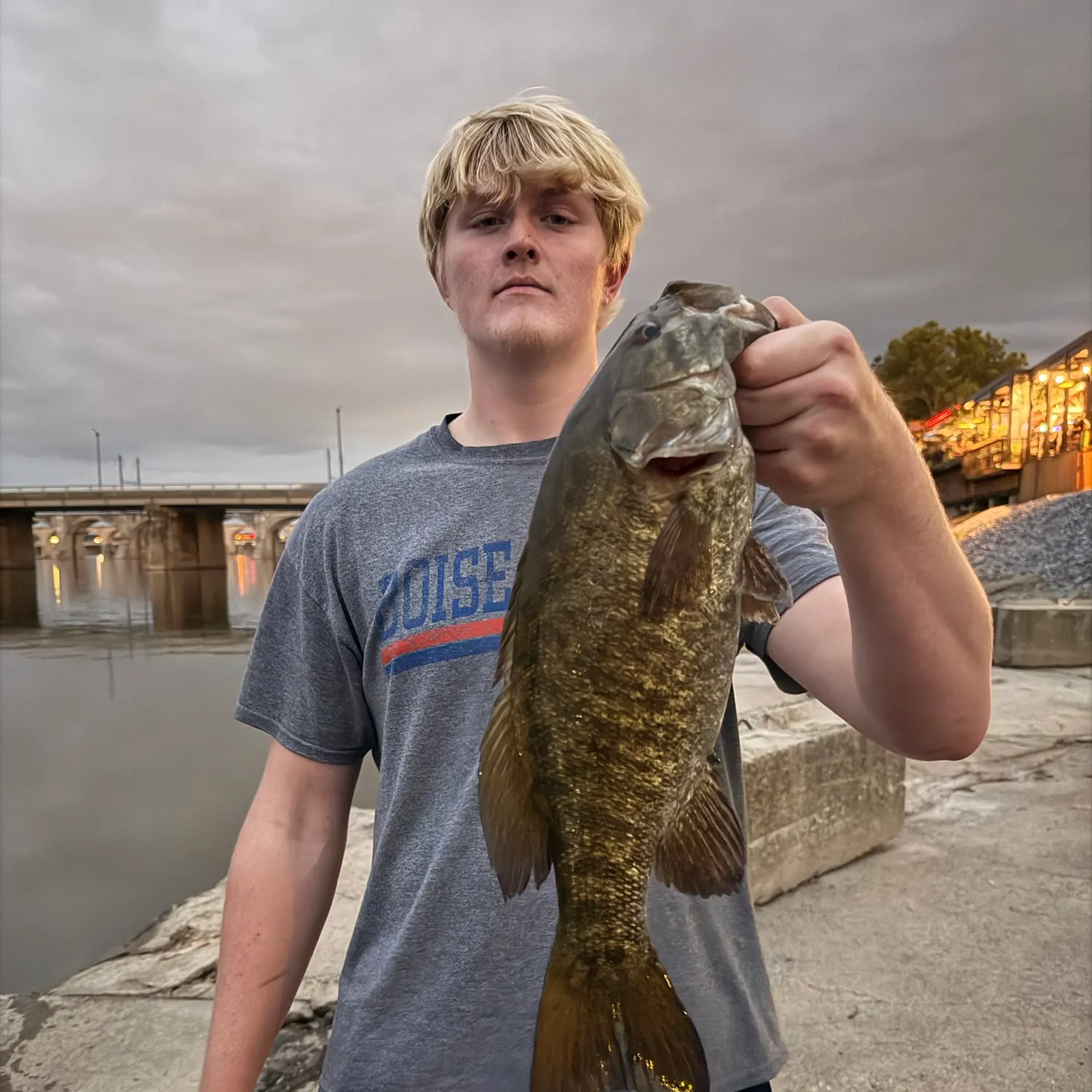 Smallmouth bass caught on Fishbrain