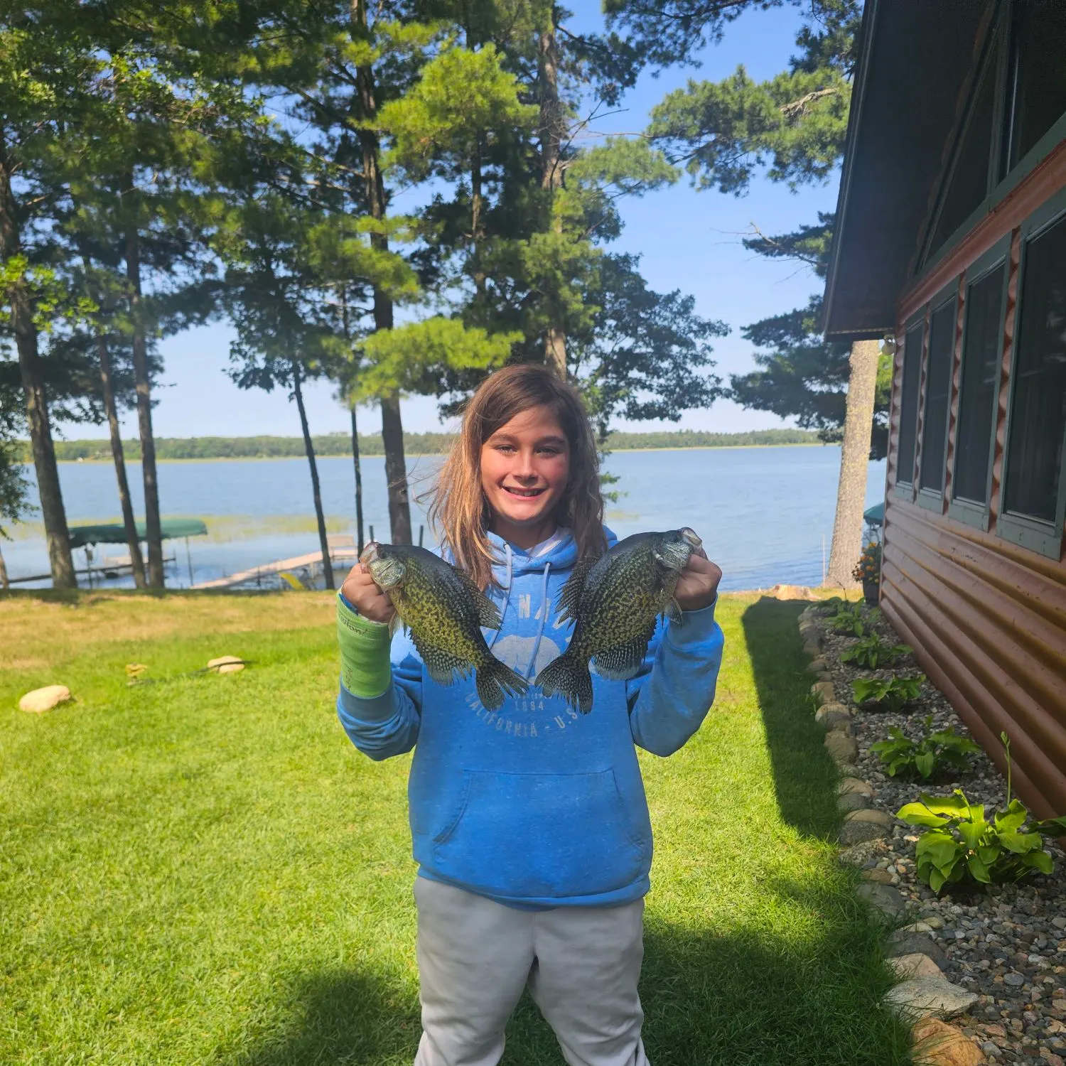 Black crappie caught on Fishbrain