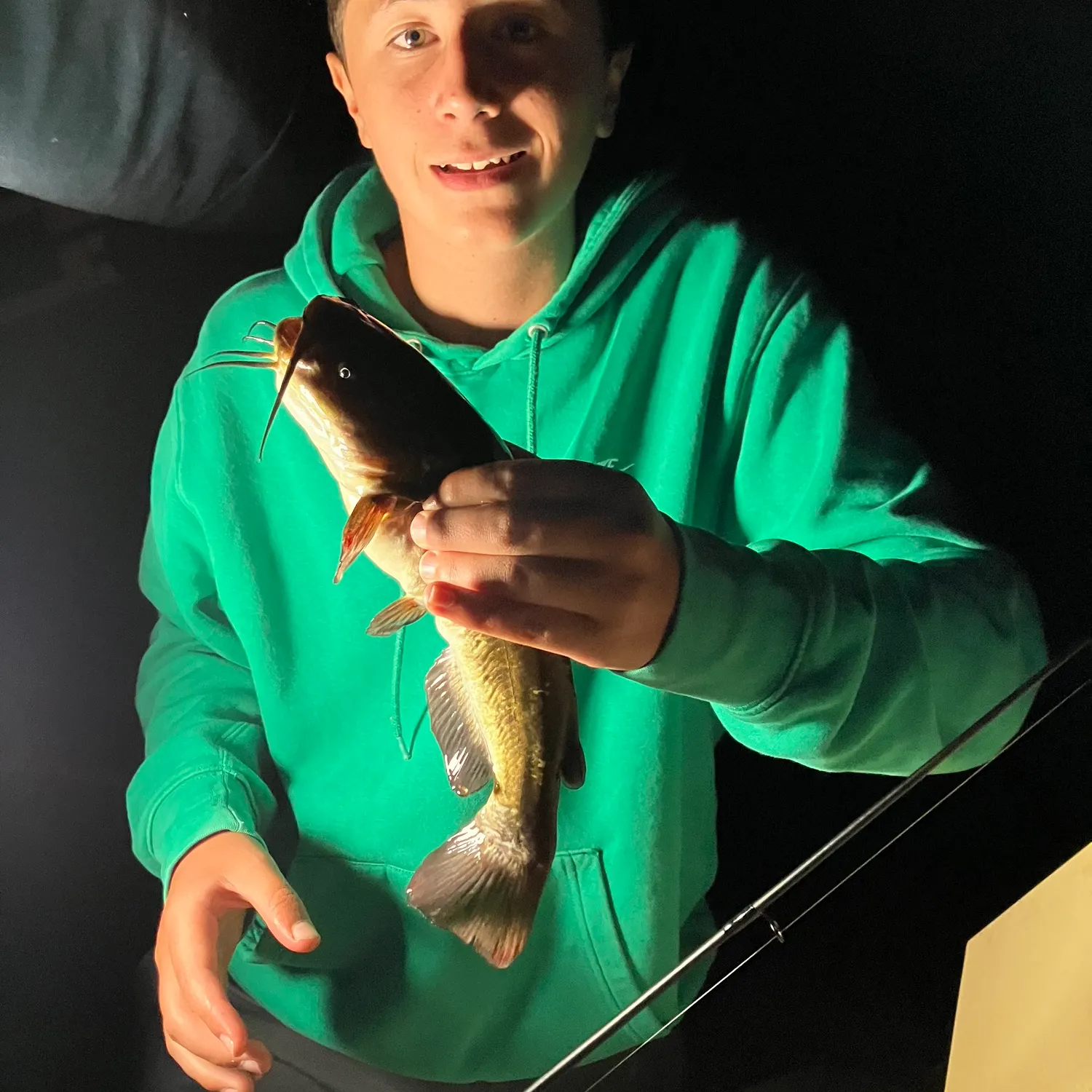 Black bullhead caught on Fishbrain