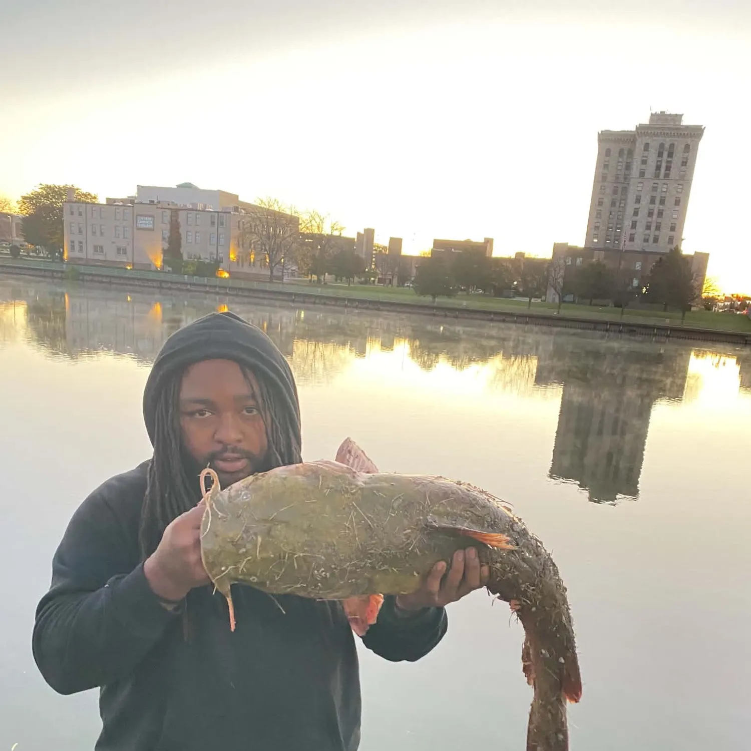 Flathead catfish caught on Fishbrain