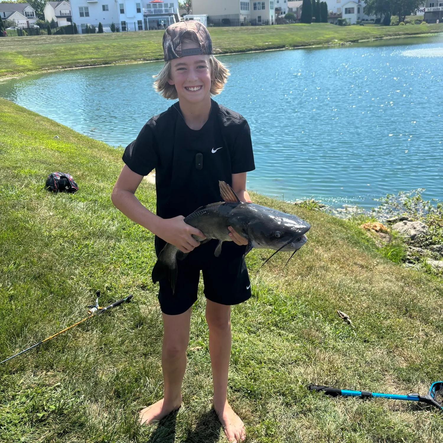 Channel catfish caught on Fishbrain