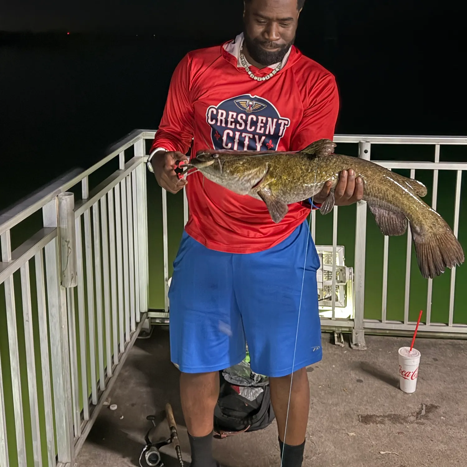 Flathead catfish caught on Fishbrain