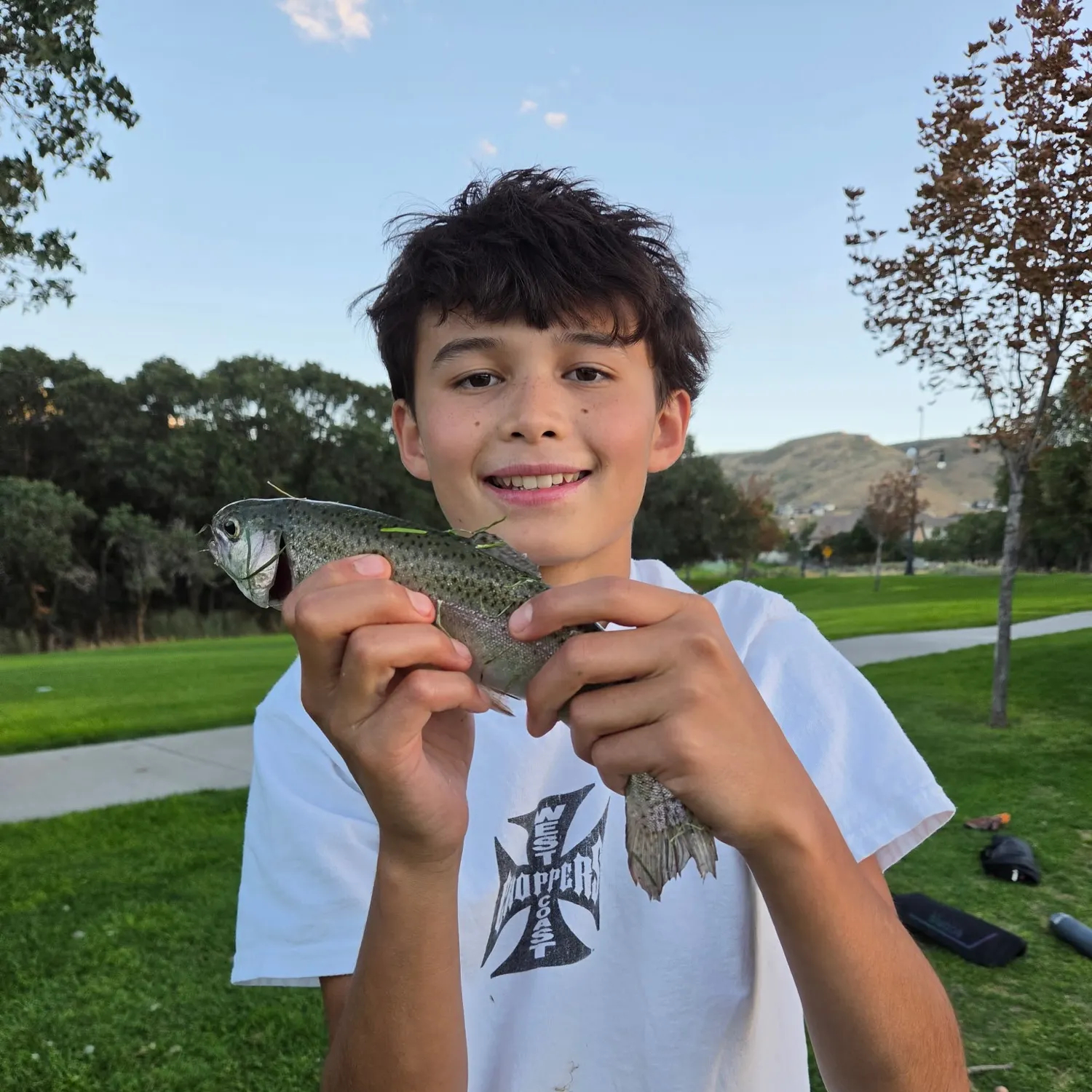 Rainbow trout caught on Fishbrain