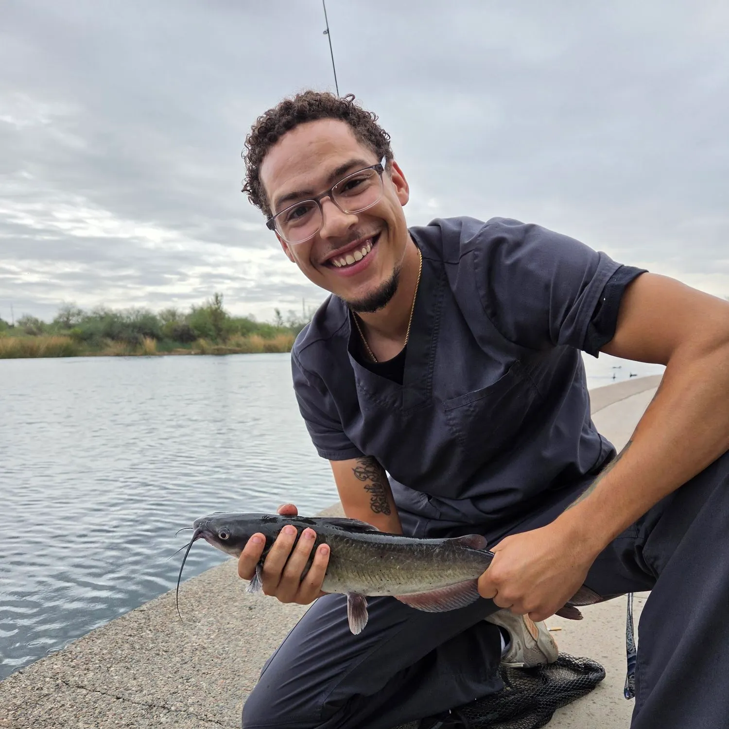 Channel catfish caught on Fishbrain