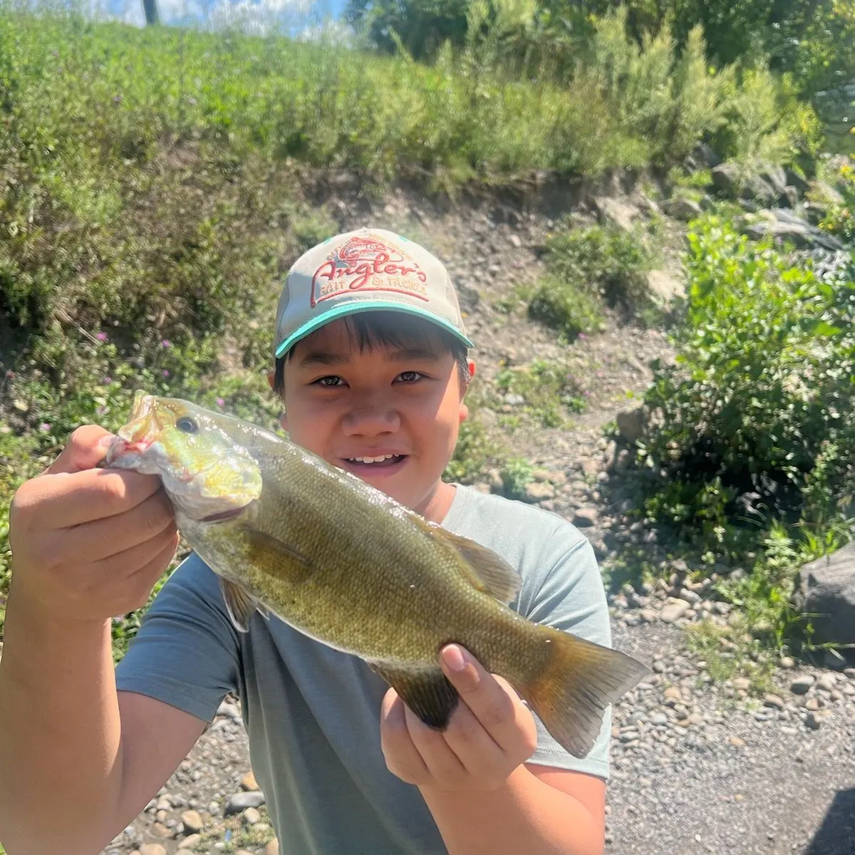 Smallmouth bass caught on Fishbrain