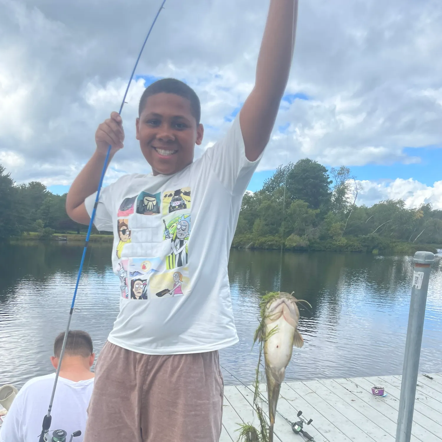 Channel catfish caught on Fishbrain