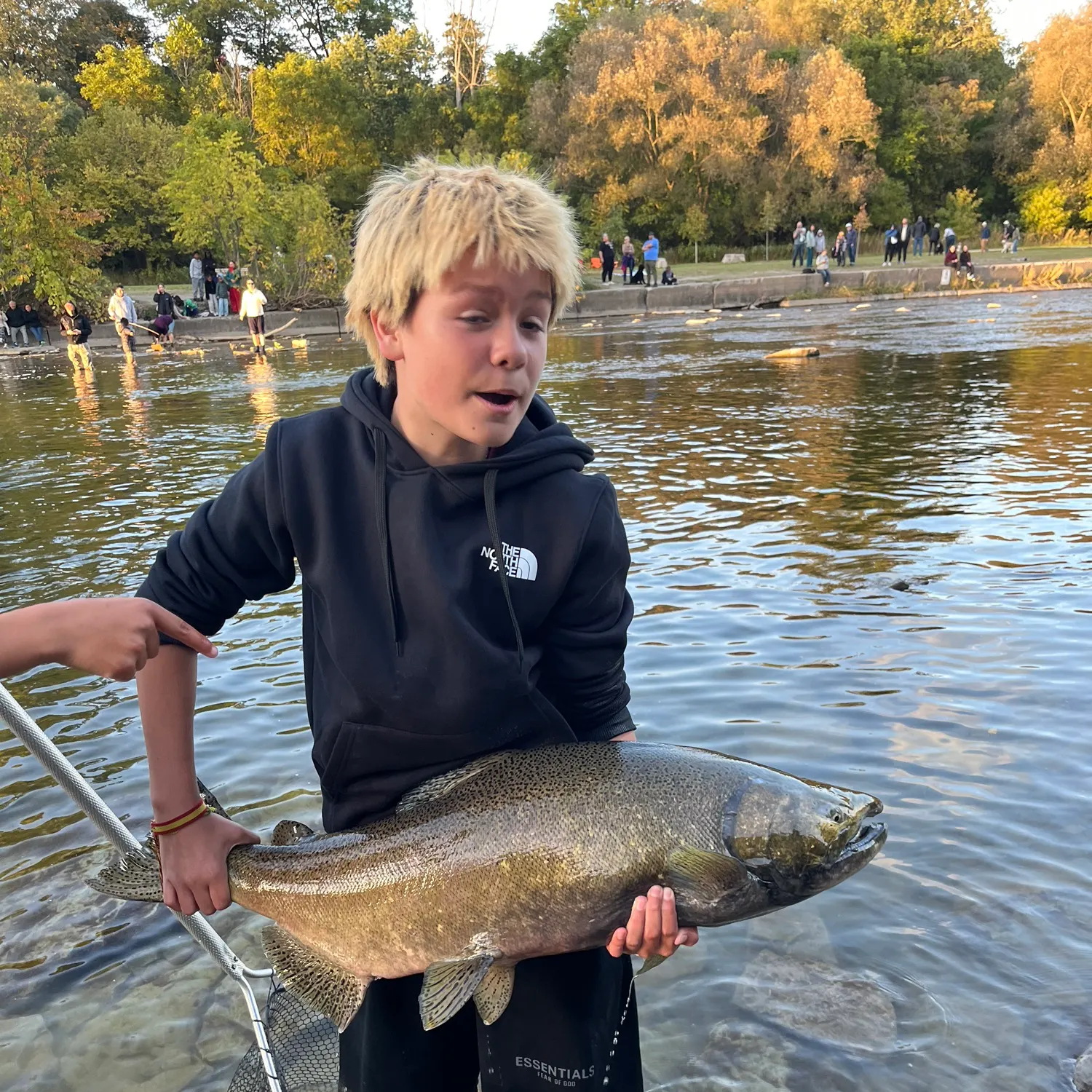 Chinook salmon caught on Fishbrain