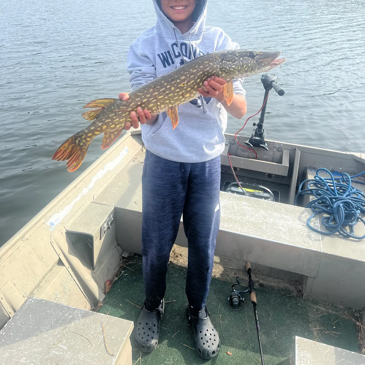 Northern pike caught on Fishbrain