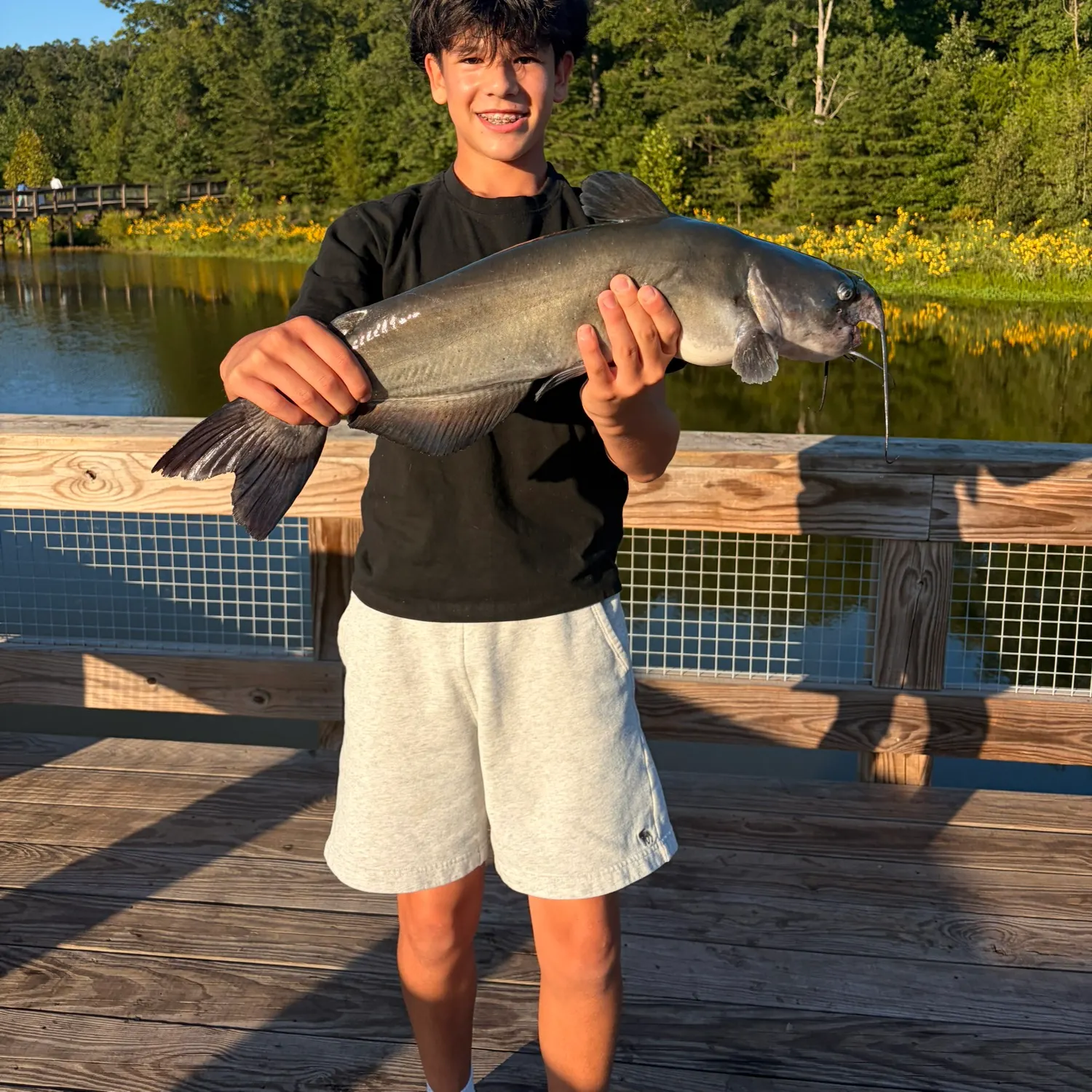 Channel catfish caught on Fishbrain