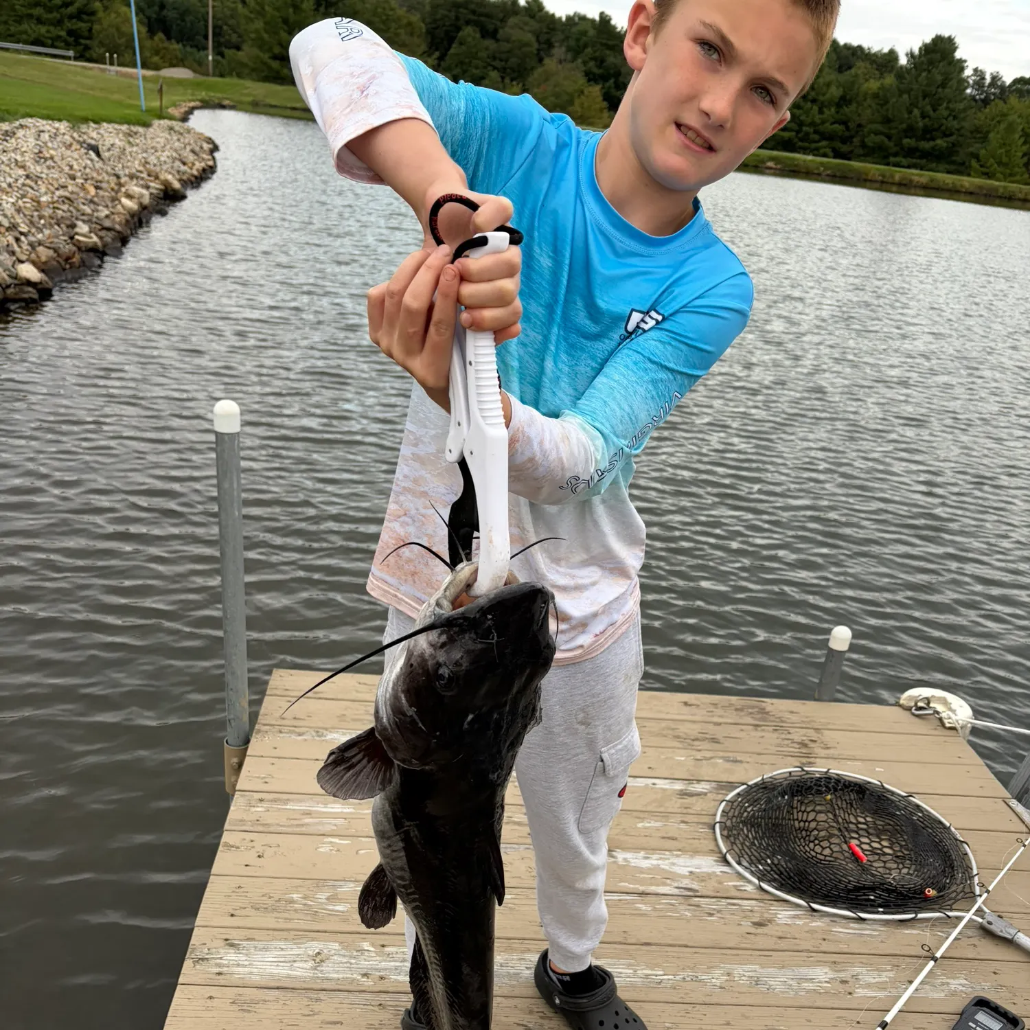 Channel catfish caught on Fishbrain