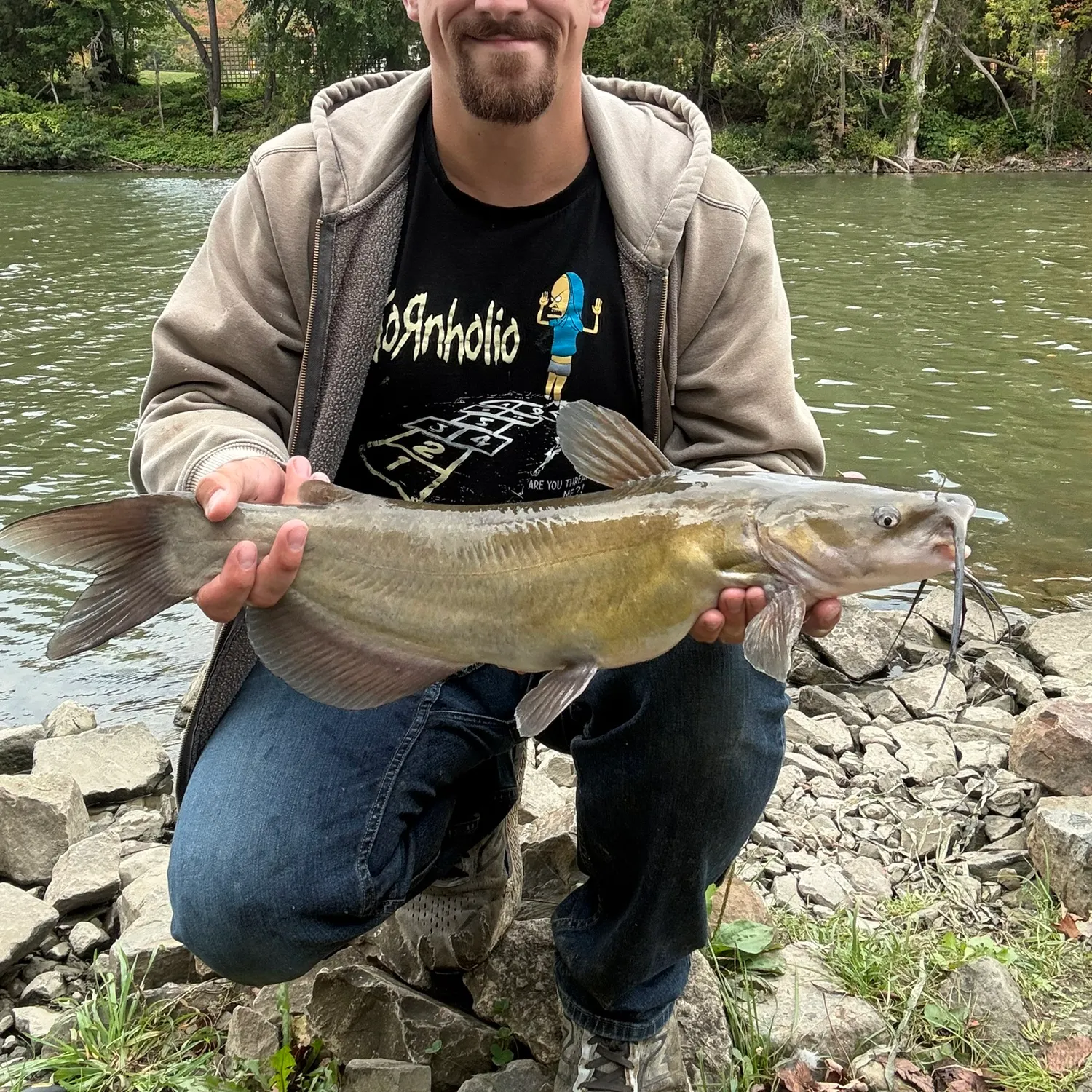 Channel catfish caught on Fishbrain