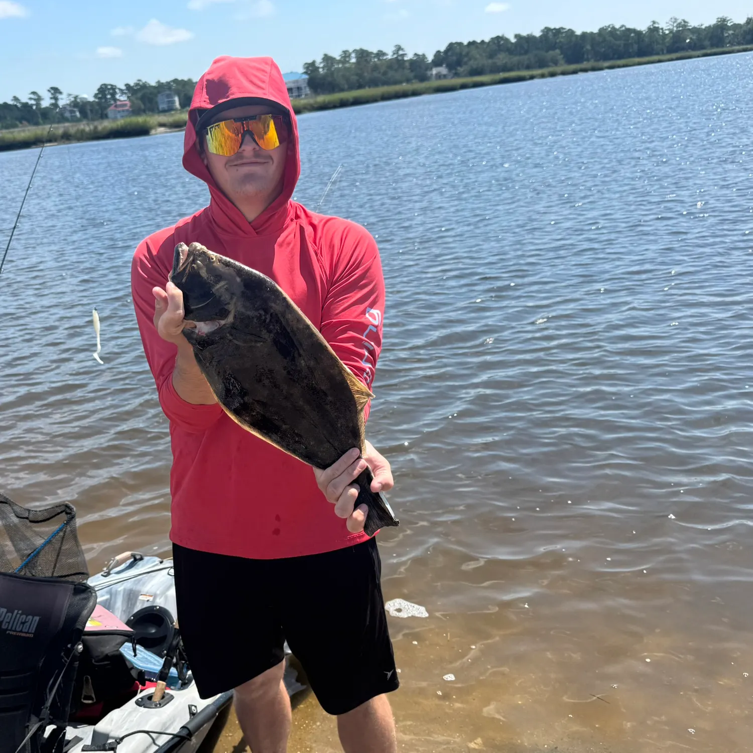 Summer flounder caught on Fishbrain