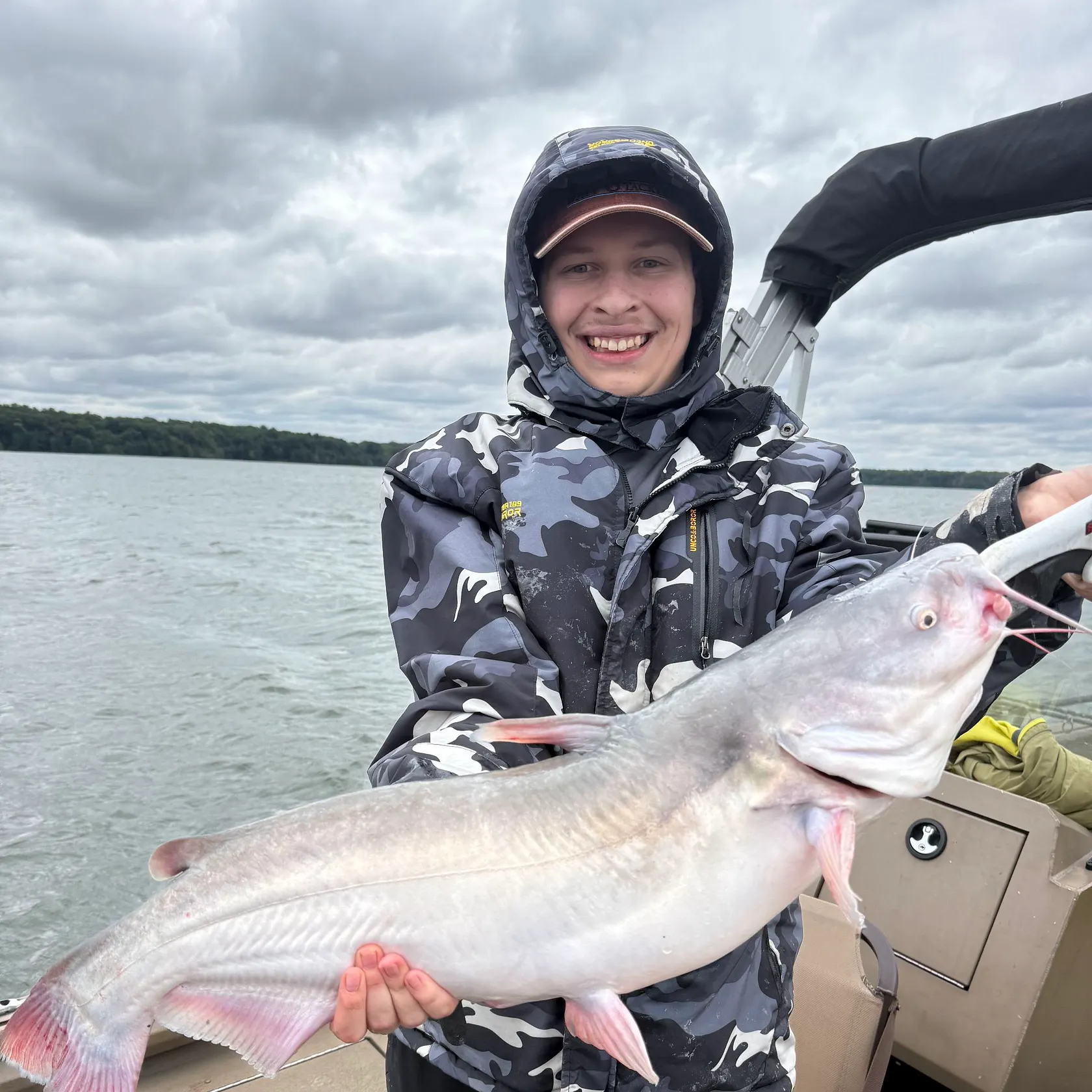 Blue catfish caught on Fishbrain