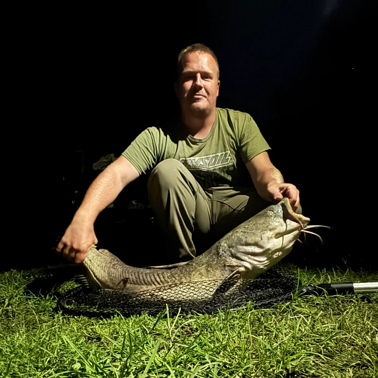Flathead catfish caught on Fishbrain
