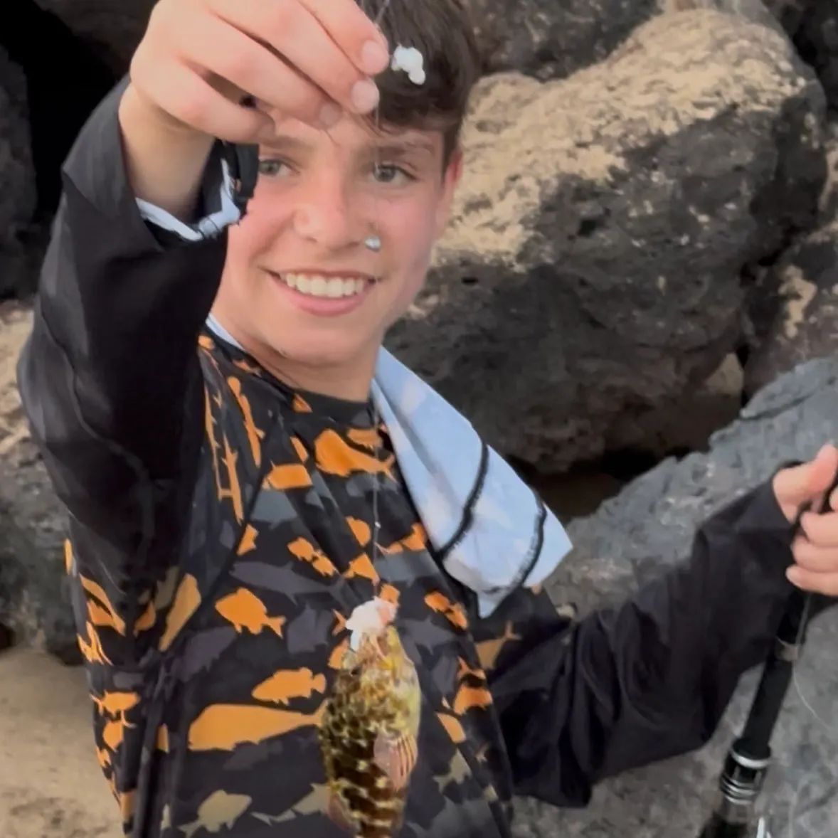 The most recent Stocky hawkfish catches on Fishbrain