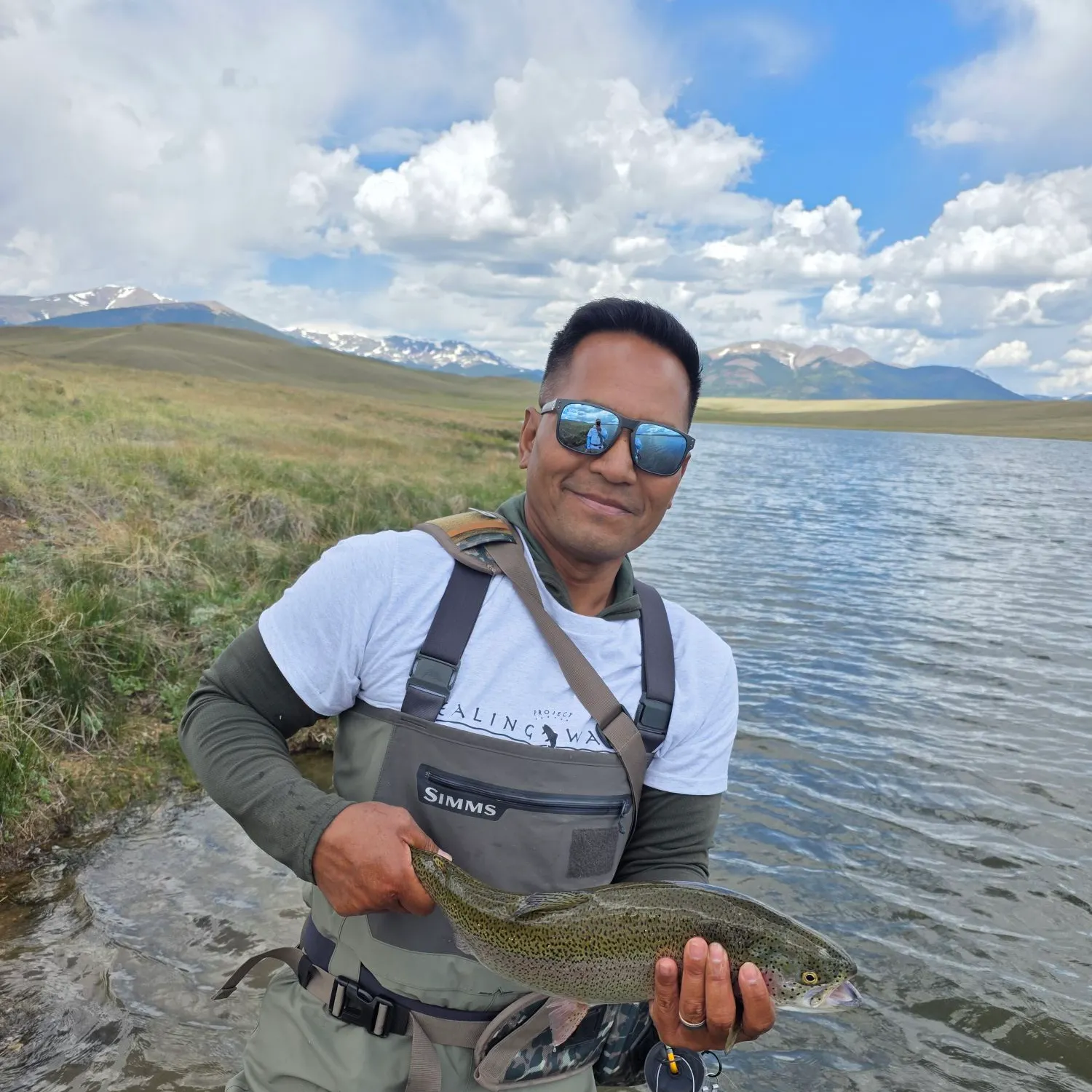 Rainbow trout caught on Fishbrain