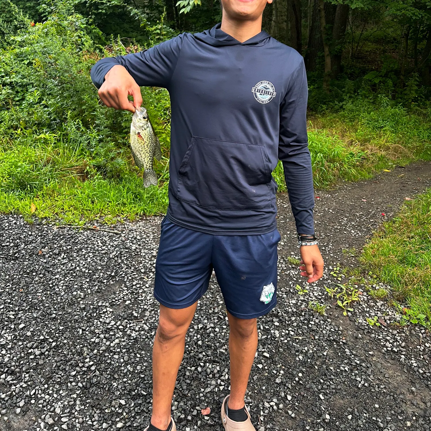 Black crappie caught on Fishbrain