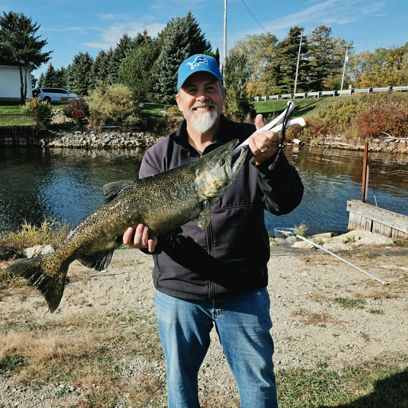Chinook salmon caught on Fishbrain