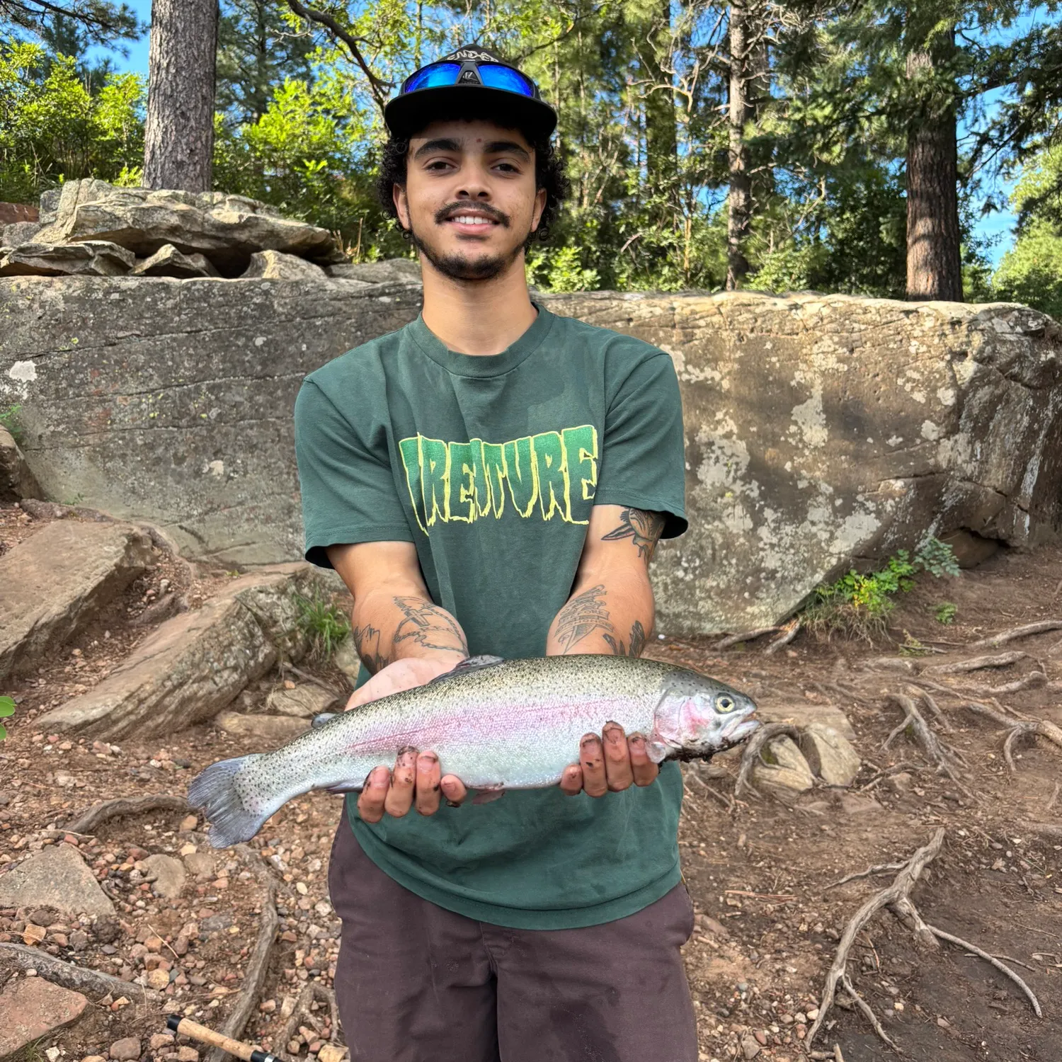 Rainbow trout caught on Fishbrain