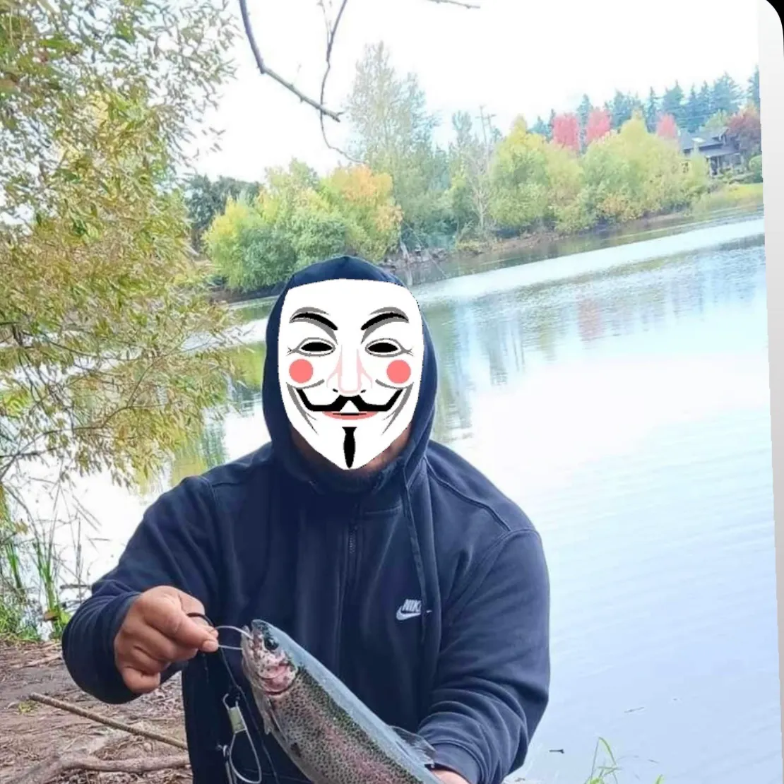 Rainbow trout caught on Fishbrain