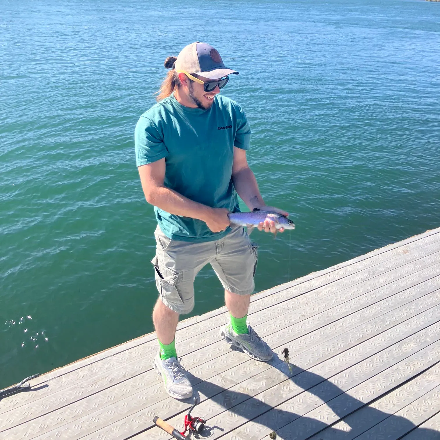 Rainbow trout caught on Fishbrain