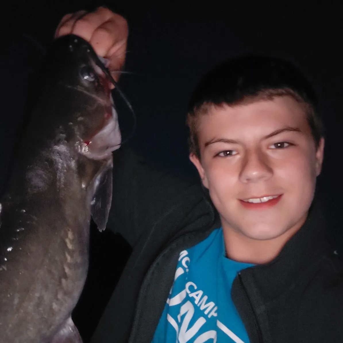 Channel catfish caught on Fishbrain